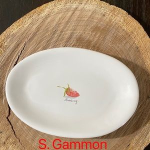 Rae Dunn strawberry plate